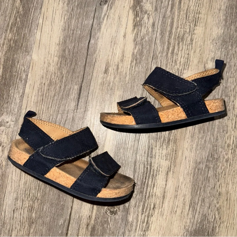 ☀️6/$20☀️ H&M Kids Navy Blue Strap Sandals